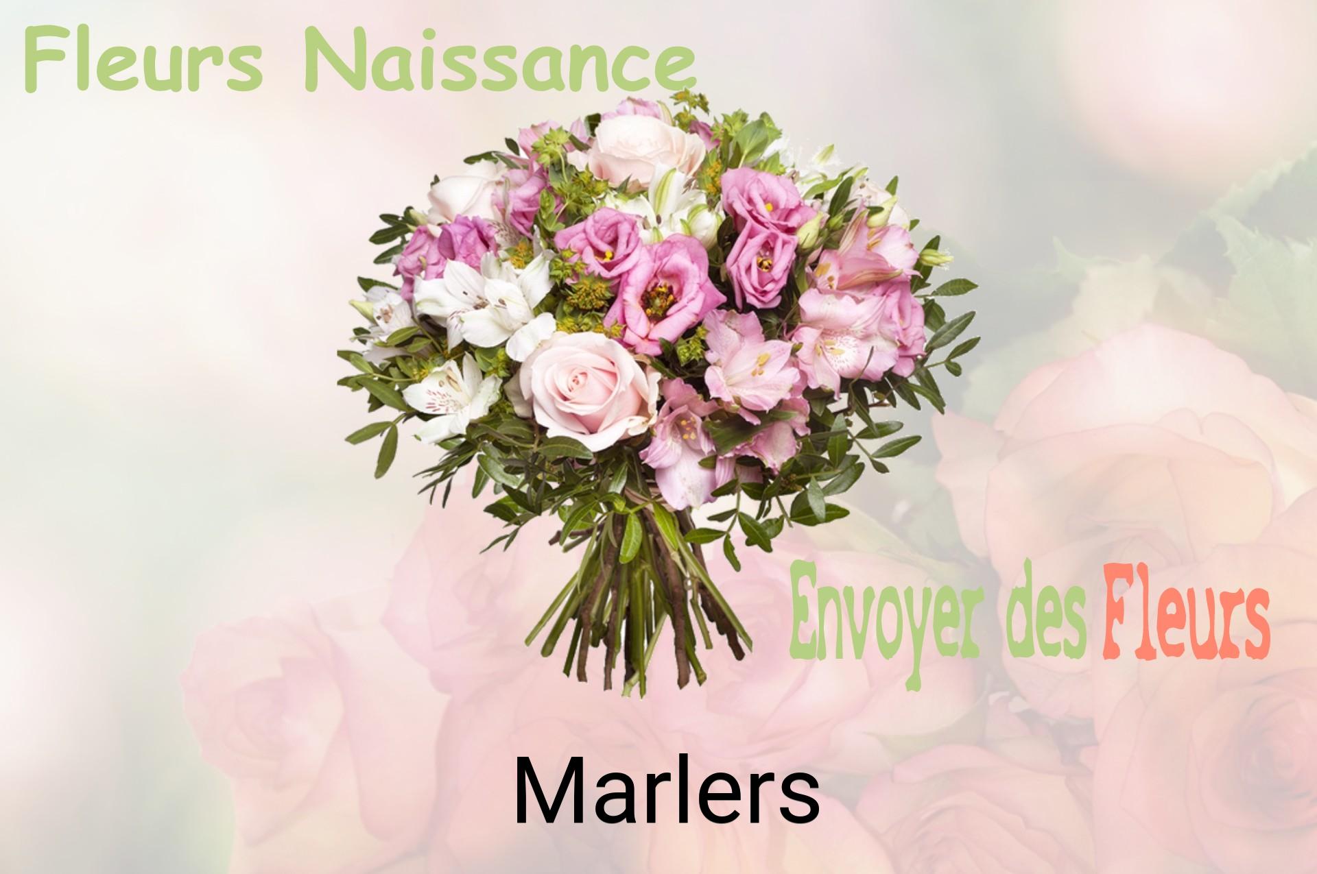 Bouquet de fleurs de naissance livré à Marlers